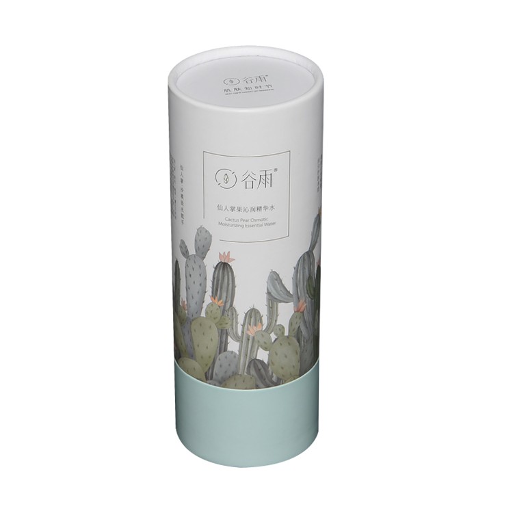 Luxury Custom Round Paper Tube Box Cardboard Cylinder Box Packaging for Cosmetic Packaging with EVA Foam Holder