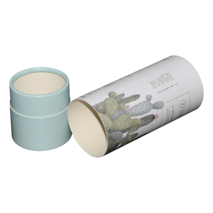 Luxury Custom Round Paper Tube Box Cardboard Cylinder Box Packaging for Cosmetic Packaging with EVA Foam Holder