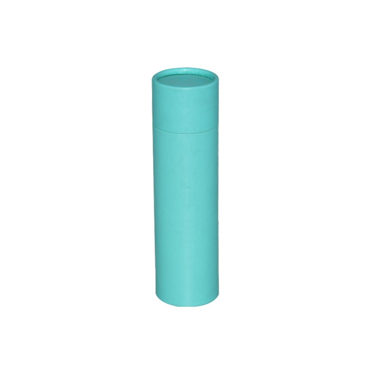 Free Sample Custom Round Cylinder Gift Box Round Cardboard Paper Tube Box for Gift Packaging in Tiffancy Blue