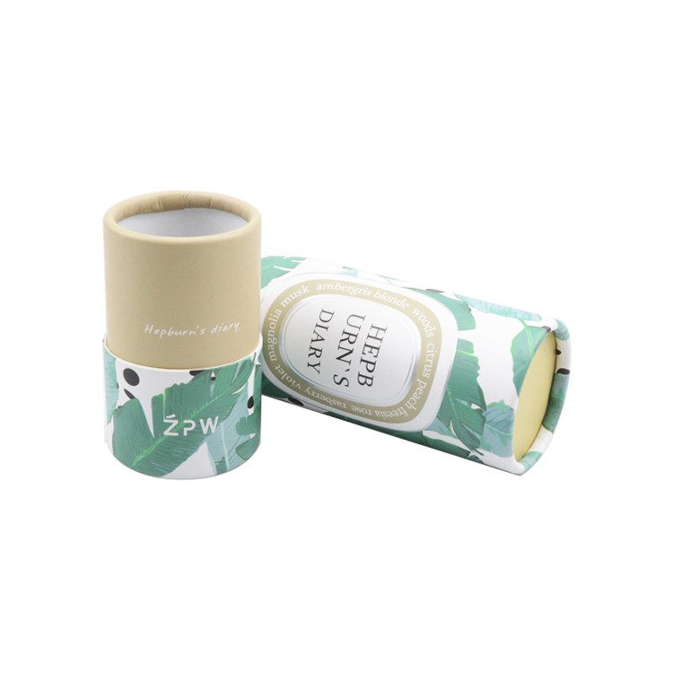 Buy Eco Friendly Paper Cardboard Cosmetics Cylinder Tube Packaging Boxes with Custom Printing Serivce at The Cheapest Price