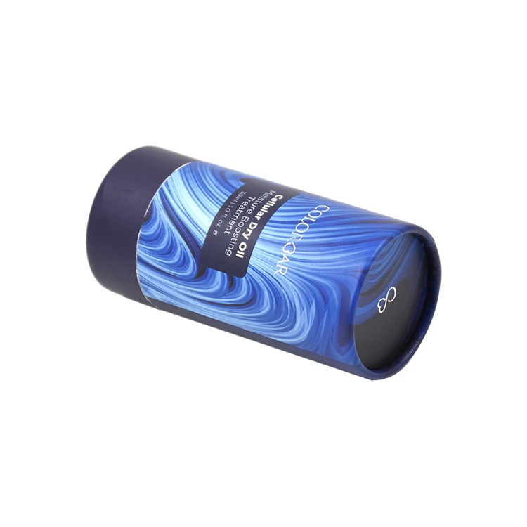 Cardboard Tube Packaging Box for 30ml Cellular Dry Oil Bottle with EVA Holder