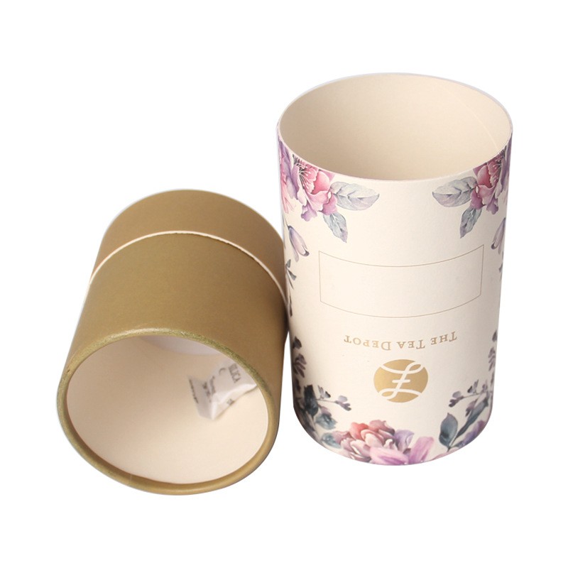 Customized Eco Friendly Food Grade Paper Tube Box Customized Food Packaging Kraft Paper Tube Packaging