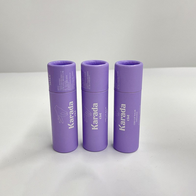 Wholesale Customized High Quality 15ml Small Round Paper Tube Box CBD Essential Oil Cylinder Packaging