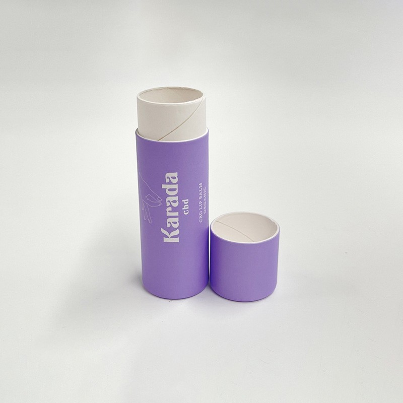 Wholesale Customized High Quality 15ml Small Round Paper Tube Box CBD Essential Oil Cylinder Packaging