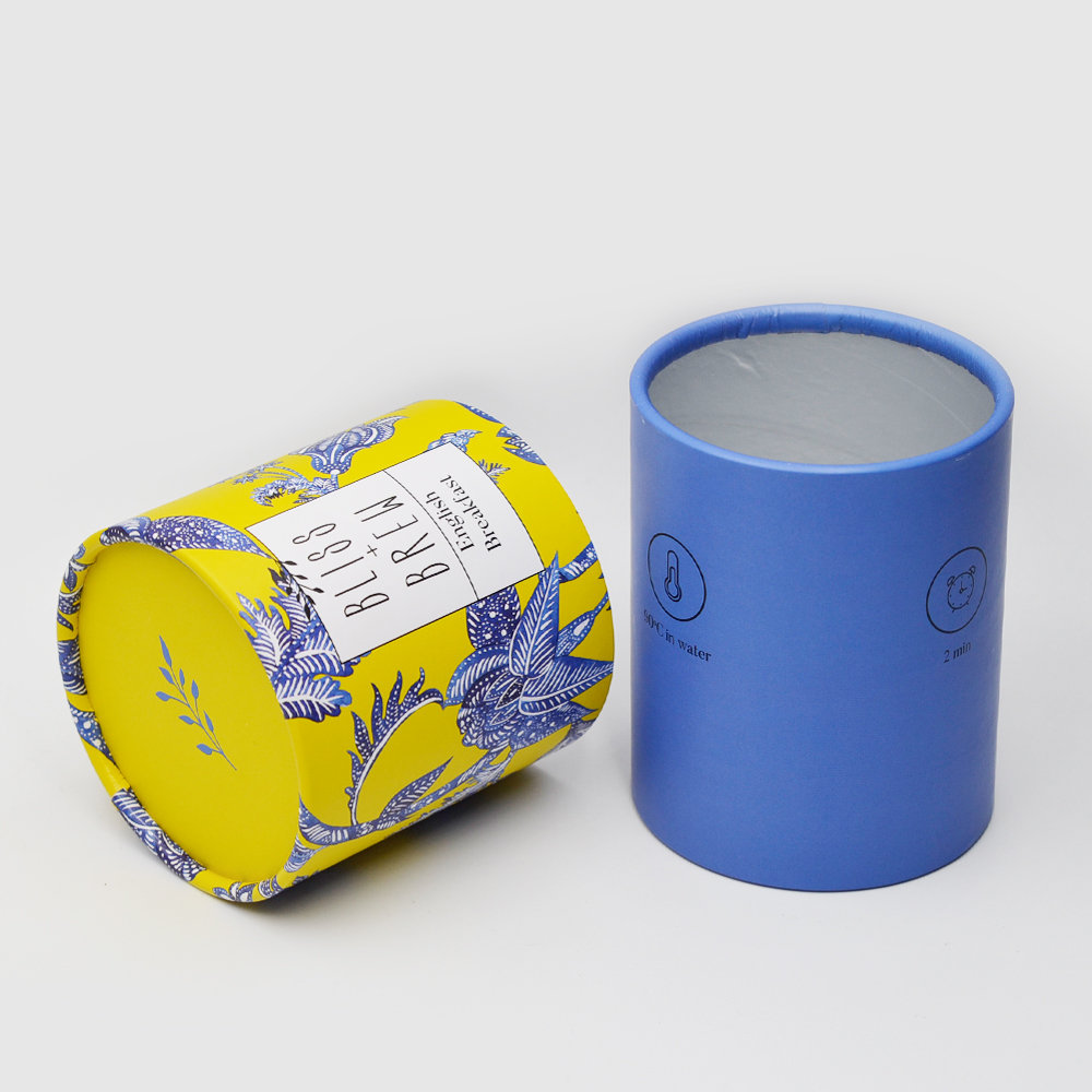 Wholesale High Qulaity Safe Custom Printed Paper Cardboard Tube Tea Food Grade Paper Tube