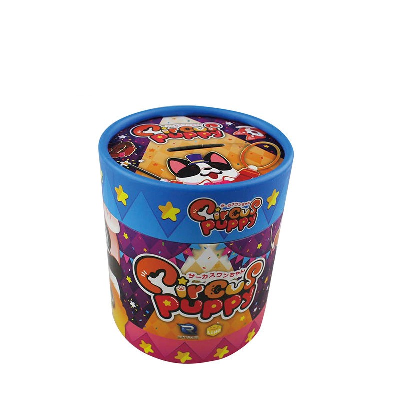 Wholesale Custom 24 Pieces Paper Puzzle Cylinder Paper Tube Packaging Children's Puzzle Jigsaw Puzzle Paper Jar Packaging