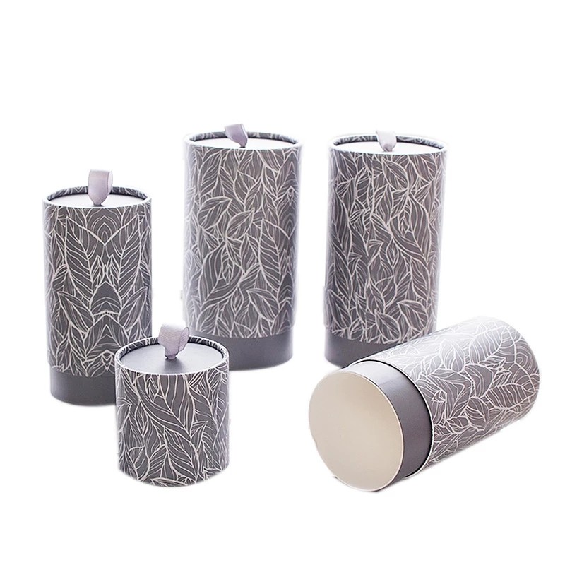 Cardboard Tubes Packaging Factory Price Custom Made Rigid Paper Cylinder Round Tube For Cosmetic Candle Gift Packaging