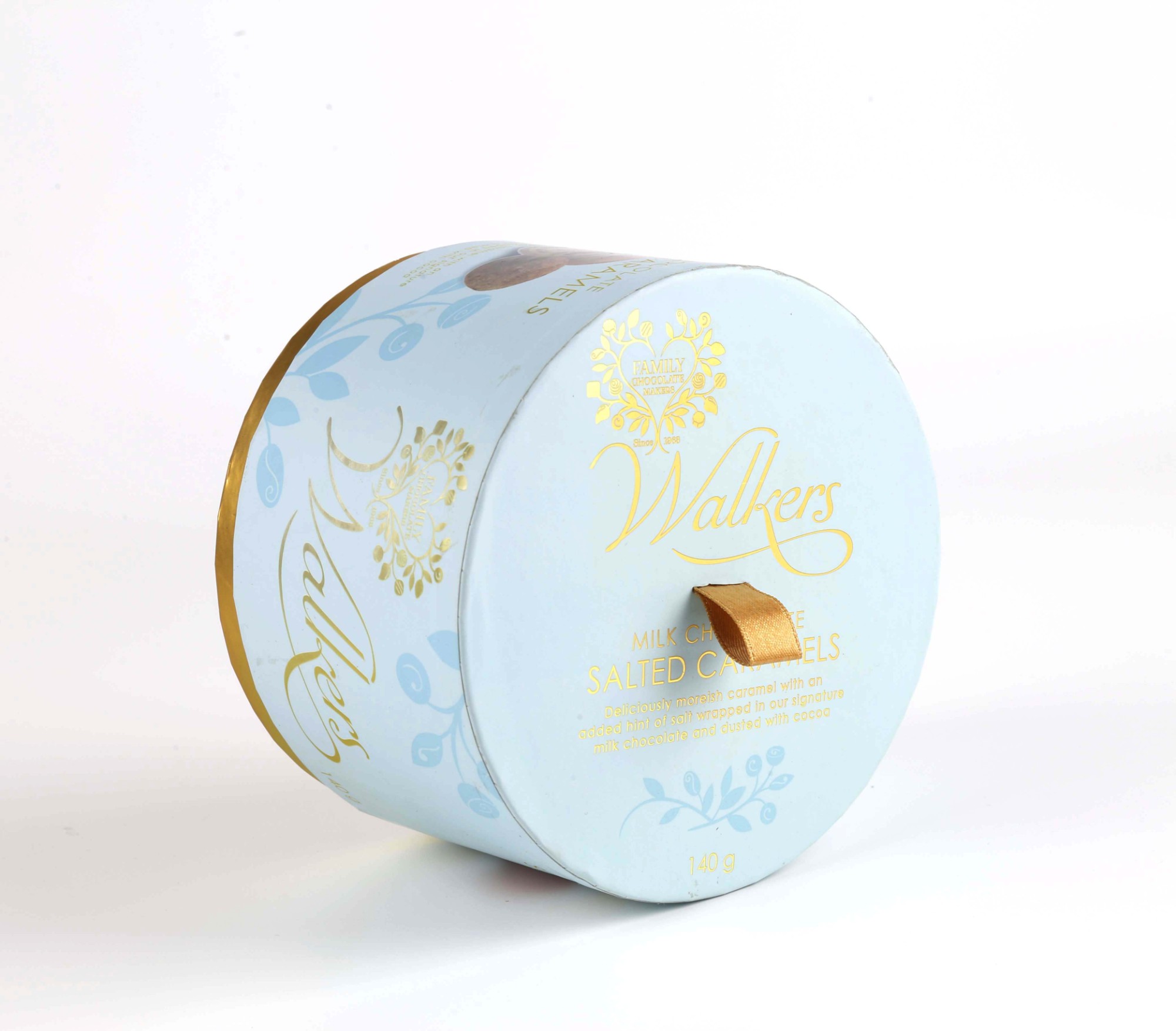 Wholesale Custom Luxury Gold Color Chocolate Candy Paper Tube Packaging Truffle Chocolate Packing Box