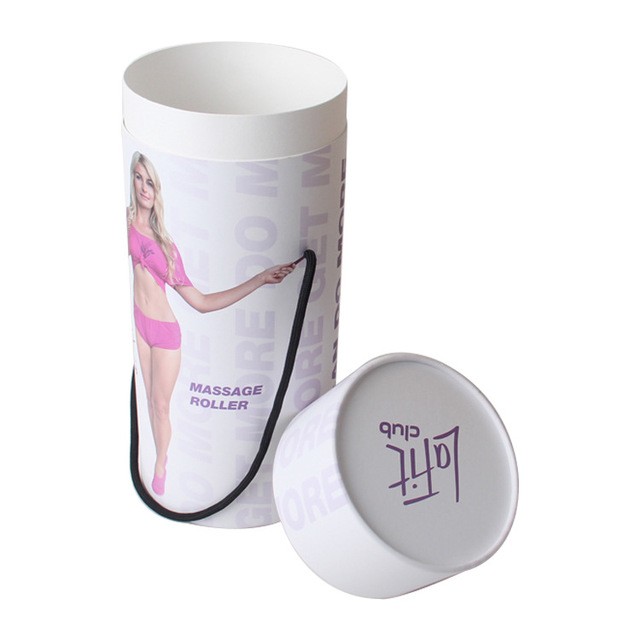 Wholesale Custom Colorful Printing Cylinder Box Paper Tube Packaging Box For Massage Roller
