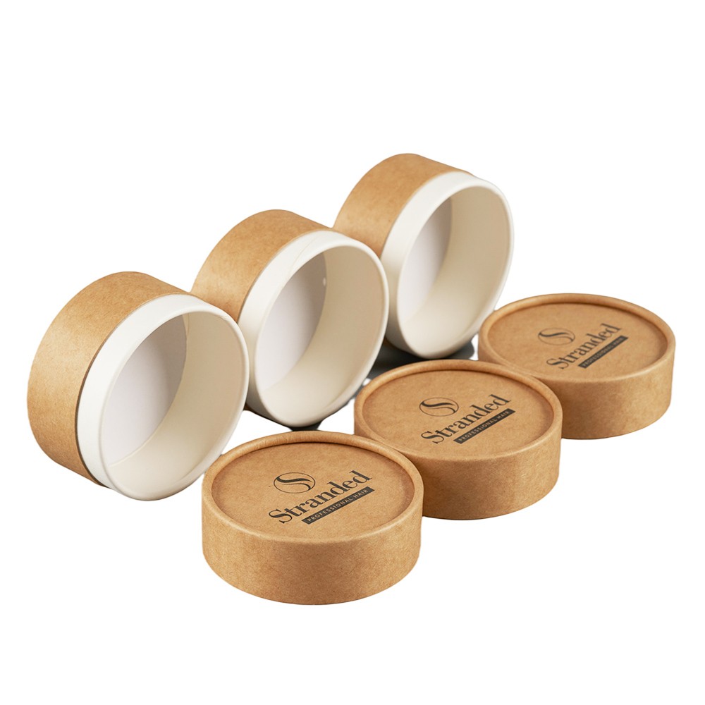 Manufacturer Customized Biodegradable Tube Packaging Kraft Face Cream Paper Tube For Glass Jar