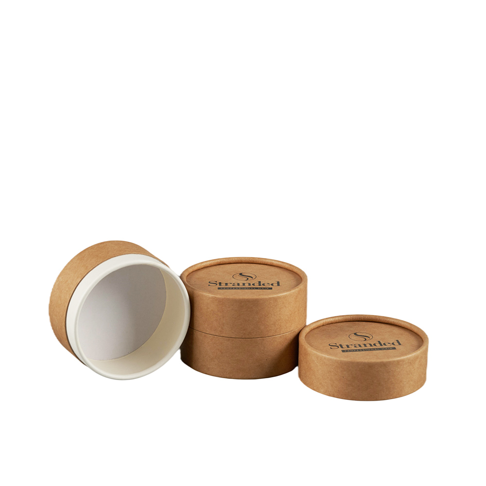 Manufacturer Customized Biodegradable Tube Packaging Kraft Face Cream Paper Tube For Glass Jar
