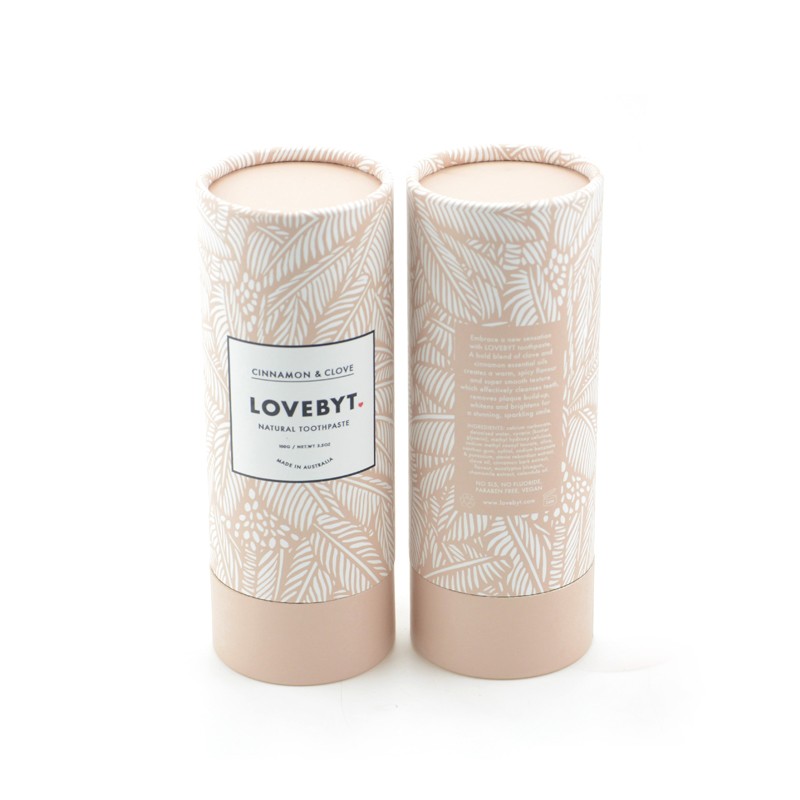 Hot Sale Custom Cylinder Packaging Gift Paper Box Cosmetic Essential Oil Paper Tube Packaging